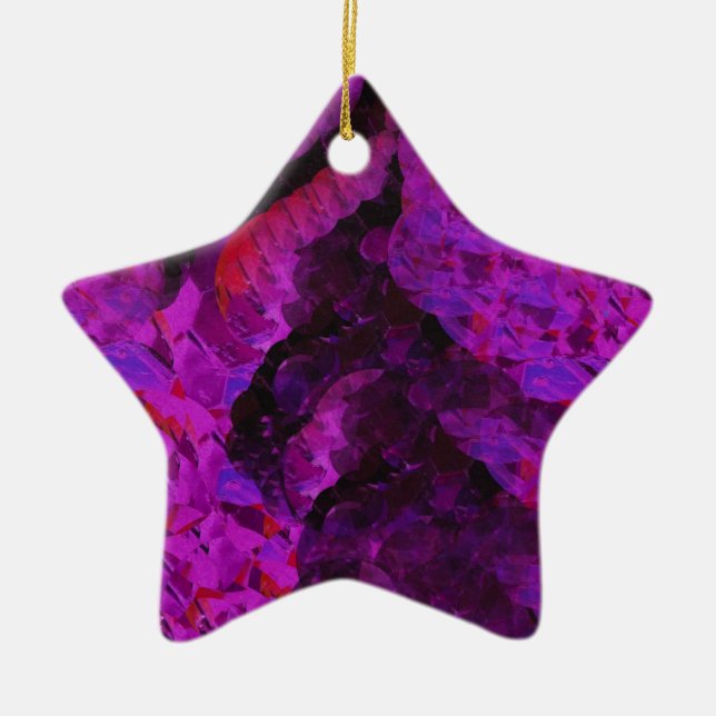 Lila Pleaser Star Ornament (Framsidan)