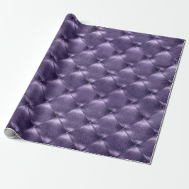 Lila Plum Glam Luxury Opulent Tusted Leather VIP Presentpapper