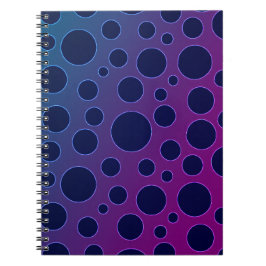 Lila Polka Anteckningsbok