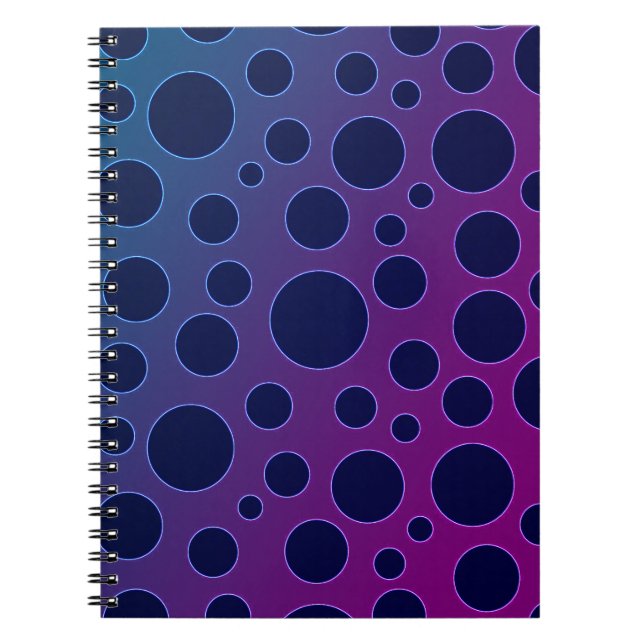 Lila Polka Anteckningsbok (Framsidan)