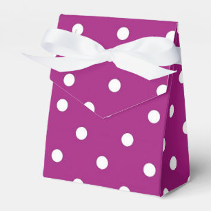 Lila Polka Dot Party Presentaskar