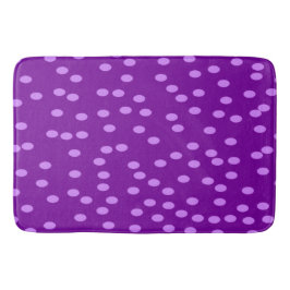 Lila Polka dots Badrumsmatta