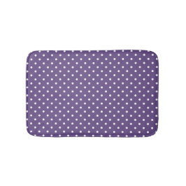 Lila Polka dots Bath Mat Badrumsmatta