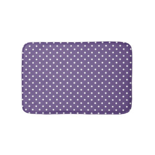 Lila Polka dots Bath Mat Badrumsmatta