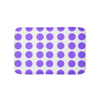 Lila Polka dots Design Badrumsmatta