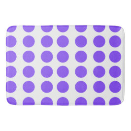 Lila Polka dots Design Badrumsmatta