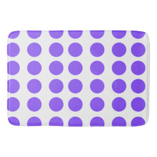 Lila Polka dots Design Badrumsmatta