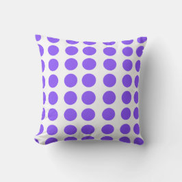Lila Polka dots Design Dekorativ kudde