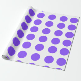 Lila Polka dots Design Presentpapper