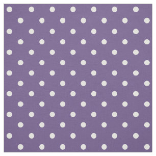 Lila Polka dots Fabric Tyg