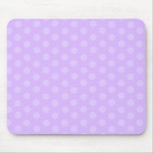 Lila Polka dots Mouse Pad Musmatta