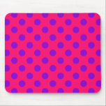 Lila polka dots på hjortdjur musmatta<br><div class="desc">Lila polka dots på hjortdjur</div>