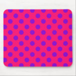 Lila polka dots på hjortdjur musmatta<br><div class="desc">Lila polka dots på hjortdjur</div>