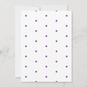 Lila Polka dots på vit Papper