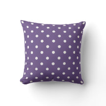 Lila Polka dots Pillow