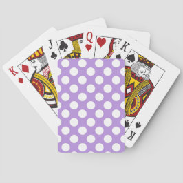 Lila Polka dots, Polka Dot Mönster, Dit, Dit Casinokort