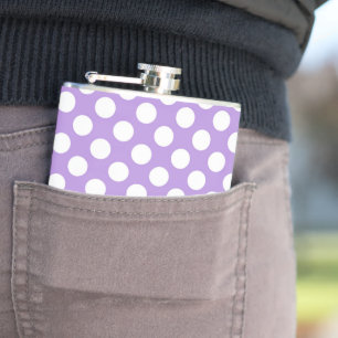 Lila Polka dots, Polka Dot Mönster, Dit, Dit Fickplunta