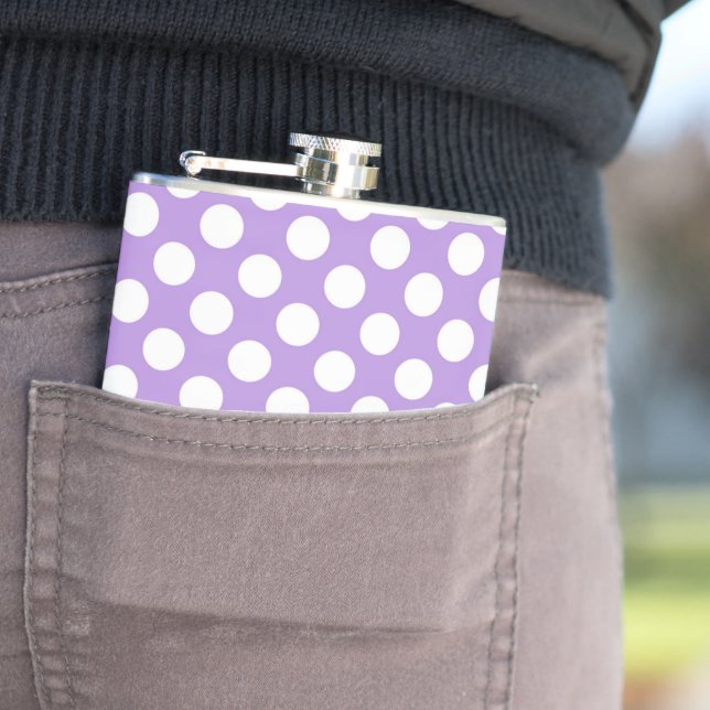 Lila Polka dots, Polka Dot Mönster, Dit, Dit Fickplunta (In Situ)