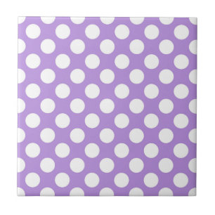 Lila Polka dots, Polka Dot Mönster, Dit, Dit Kakelplatta