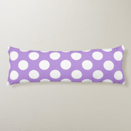 Lila Polka dots, Polka Dot Mönster, Dit, Dit Kroppskudde