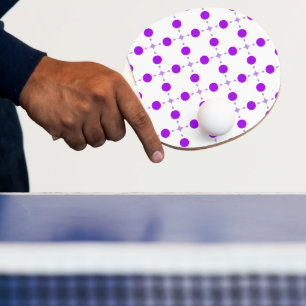Lila Polka dots, Polka Dot Mönster, Dit, Dit Pingisracket