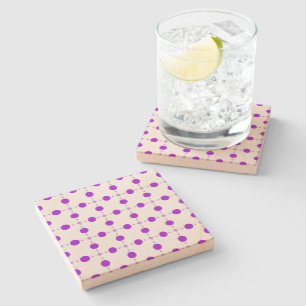 Lila Polka dots, Polka Dot Mönster, Dit, Dit Stenunderlägg