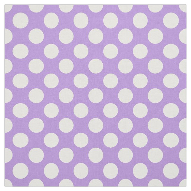 Lila Polka dots, Polka Dot Mönster, Dit, Dit Tyg (Provkarta)