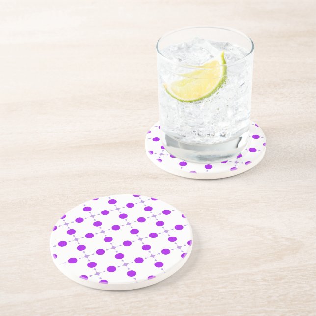 Lila Polka dots, Polka Dot Mönster, Dit, Dit Underlägg (Sidan)