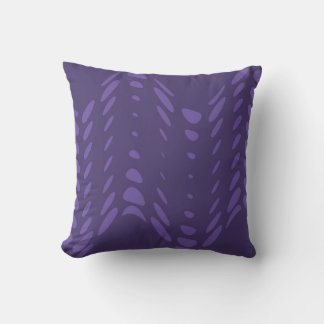 Lila Polka dots Retro Art Design Abstrakt Pillow Kudde