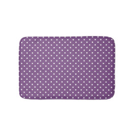 Lila Polka dots Small Badrumsmatta