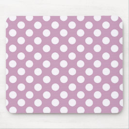 Lila Polka Party Modern Pastel Mouse Pad Musmatta