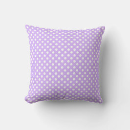 Lila Polkadot Glam Girly Cute Kudde