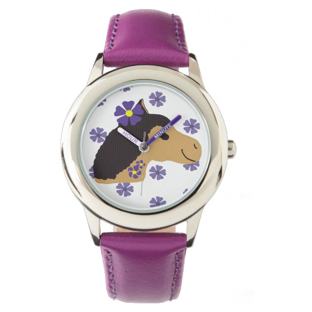 Lila Pony Power - Armbandsur (Framsida)