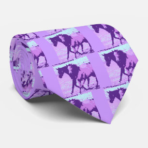 Lila Pop Art Horses Slips