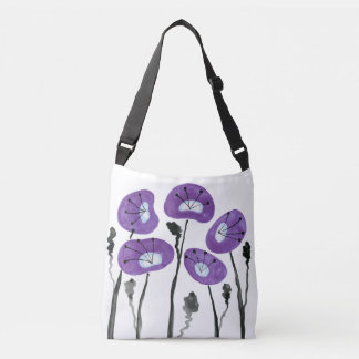 Lila Poppies Crossbody Bag Axelväska
