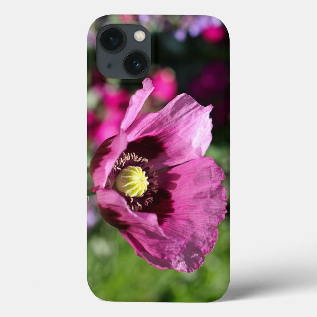 Lila Poppy Phone Case (Baksida)