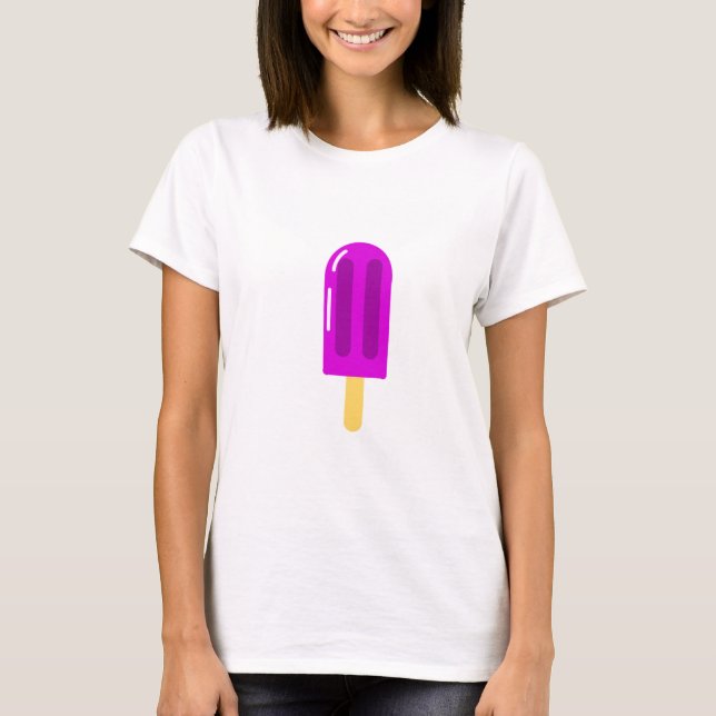 Lila Popsicle T Shirt (Framsida)