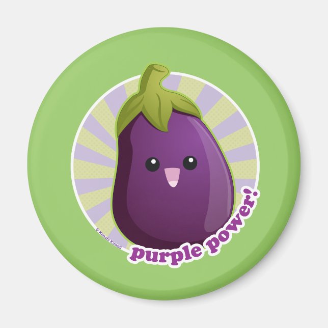 Lila Power! Magnet (Framsidan)