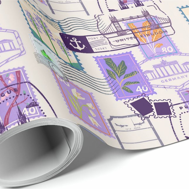 Lila Presentpapper (Skapare uppladdad)