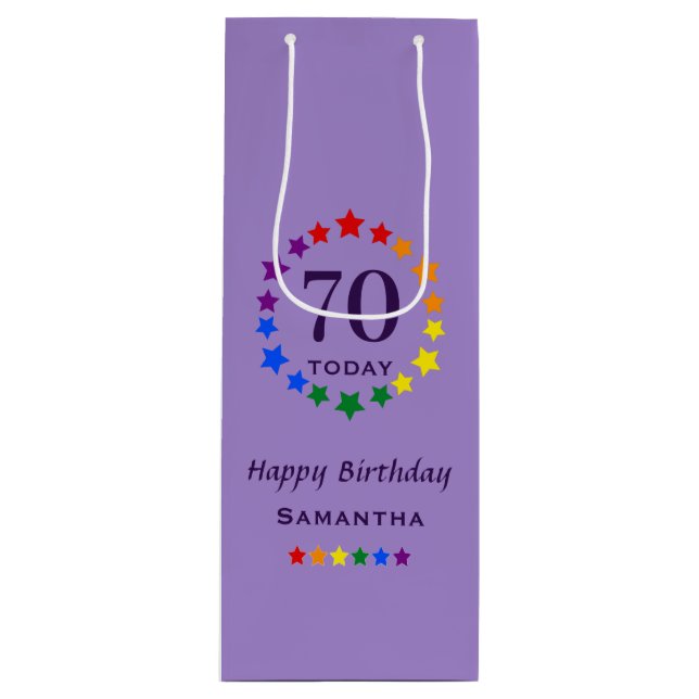 Lila Pride LGBTQ 70 i dag eller någon ålder (Framsidan)