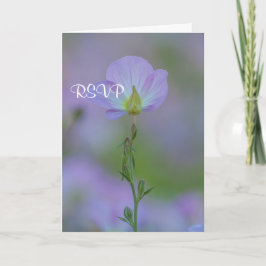 Lila Primrose RSVP Inbjudan