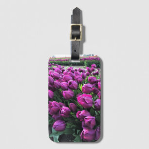 Lila Prince Tulips Bagagebricka