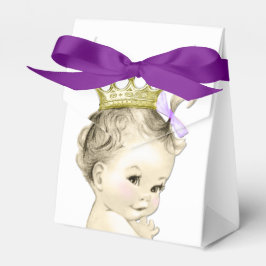 Lila Princess Favor Box Presentaskar