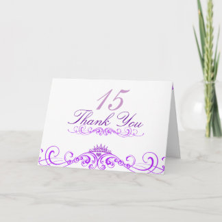 Lila Prinsess Tiara Tackkort