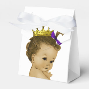 Lila prinsessa etnisk prinsessa baby shower presentaskar