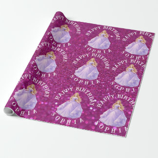 Lila prinsessa  presentpapper