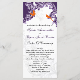 lila, program för orange av vilda fåglar