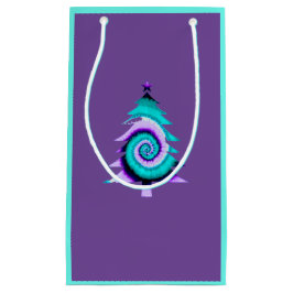 Lila Psychedelic Träd Gift Bag