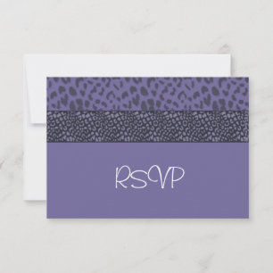Lila Puma Mönster RSVP OSA Kort