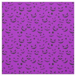 Lila Pumpkin Smile Happy halloween Modern Tyg